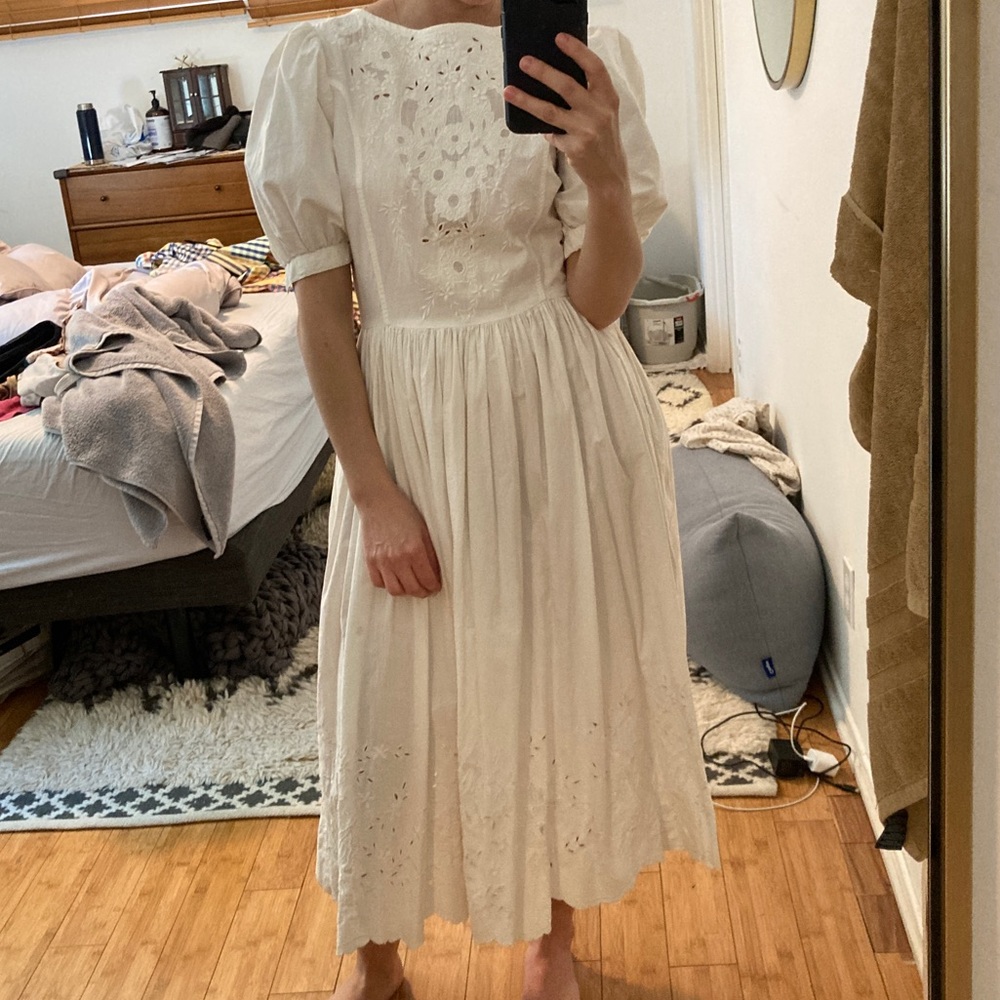 VINTAGE White Dress